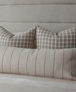 Corded Rust Pillow Cover 14x36