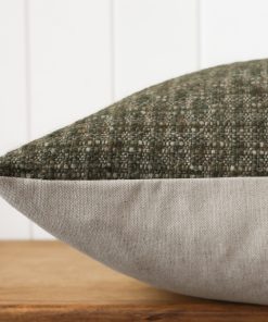 Alternative view of Woven Wool Green Pillow Cover