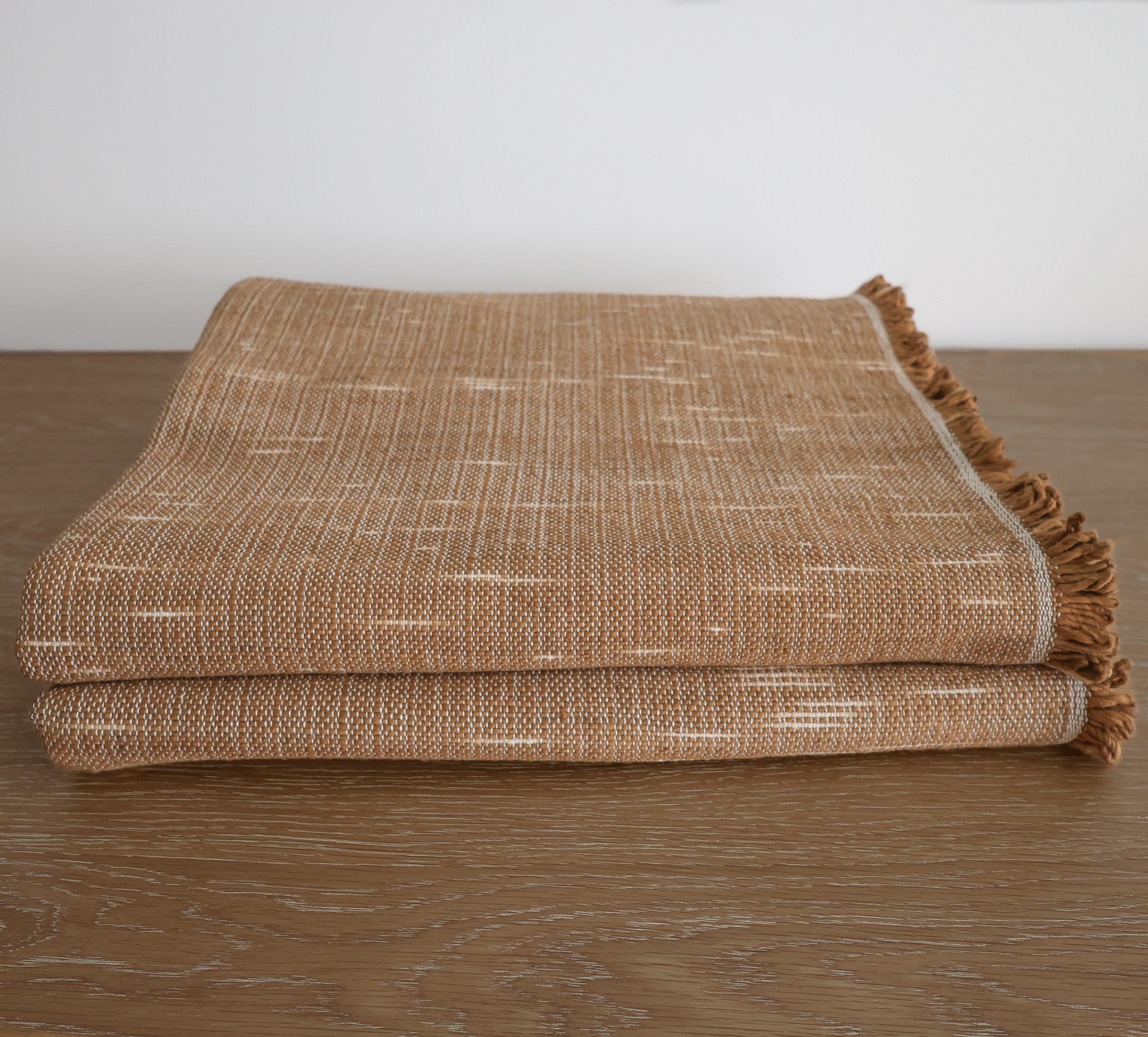 Loomed Weighted Blanket |Rust