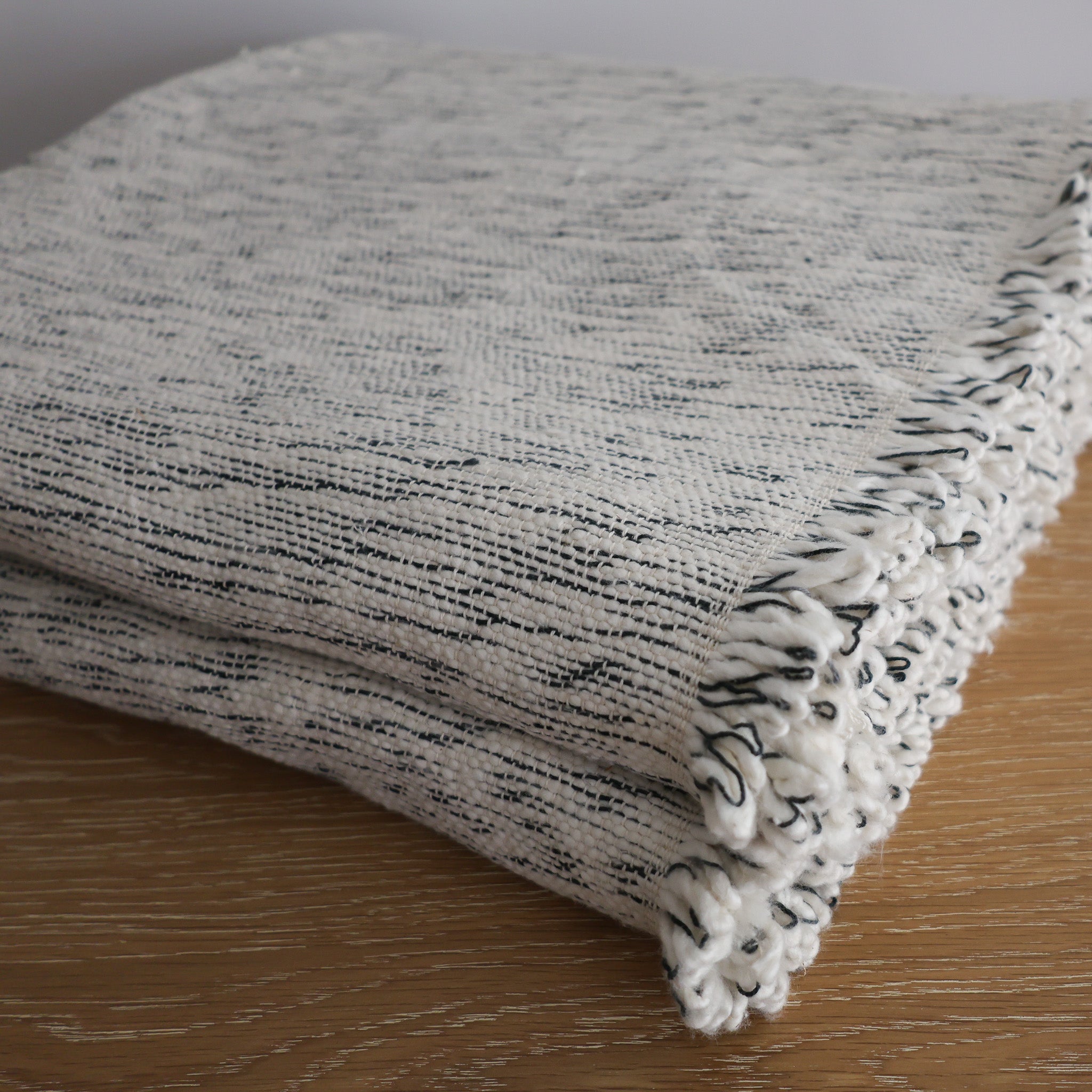 Loomed Weighted Blanket | Ink - Image 2