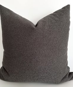 Alternative view of Graphite Gray Textured Pillow Cover