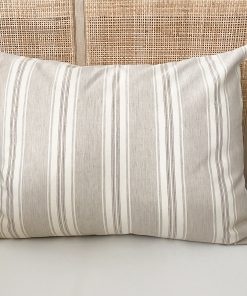 Vanilla Latte Stripes Pillow Sham