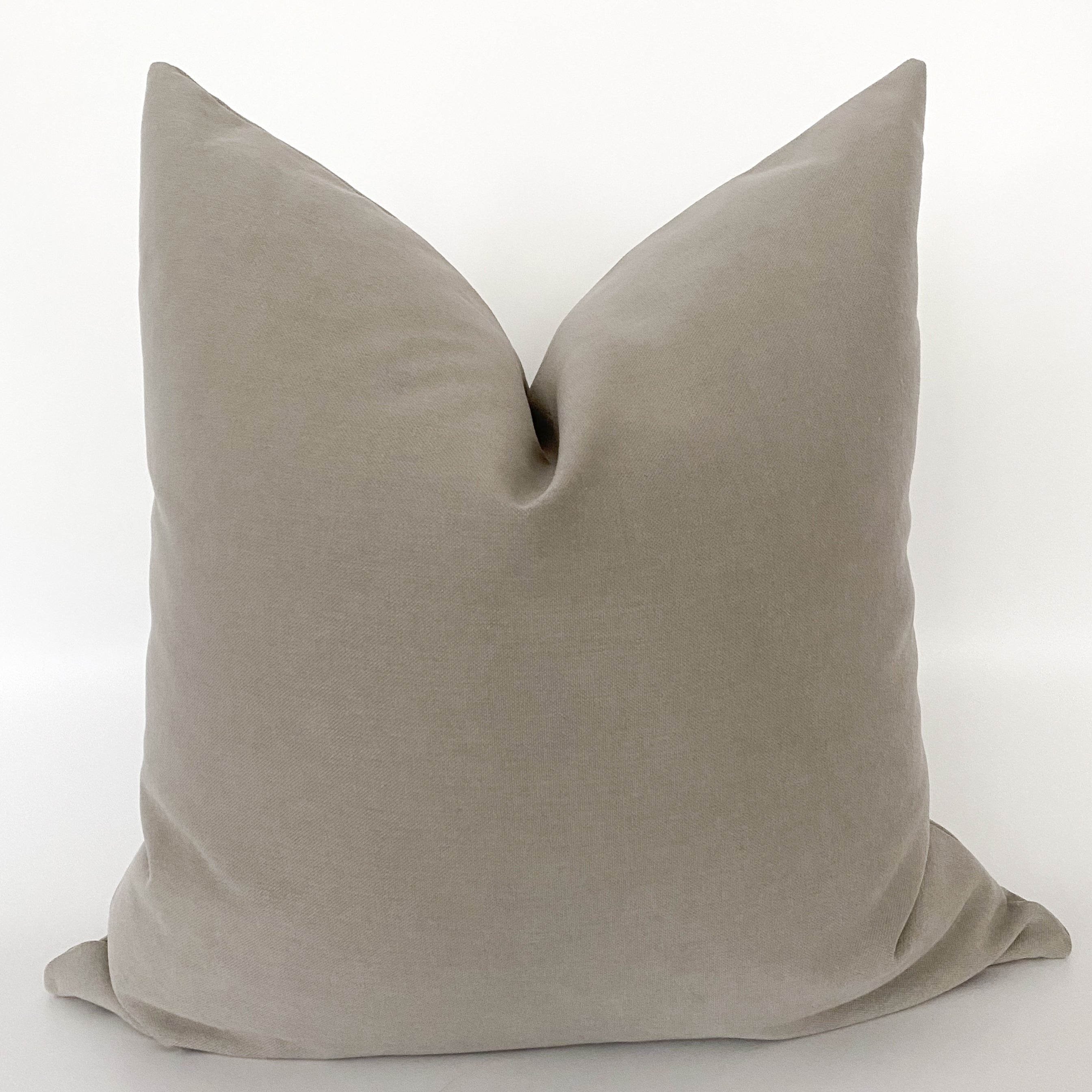 Modern Greige Pillow Cover - Image 2