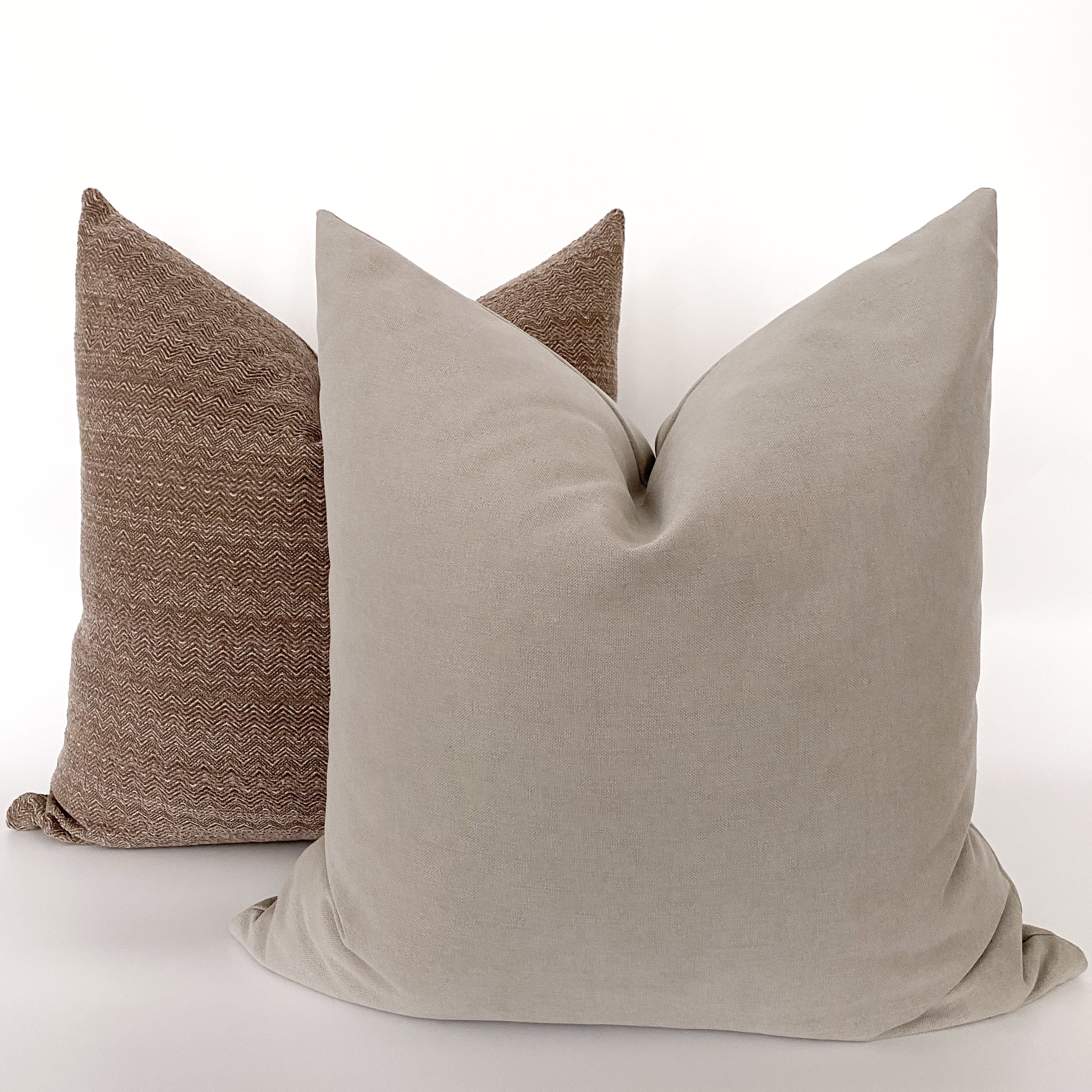Modern Greige Pillow Cover - Image 3