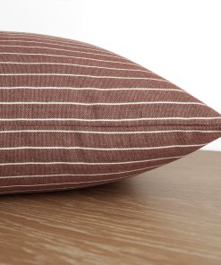 Alternative view of Red Plum Stripe Pillow Cover