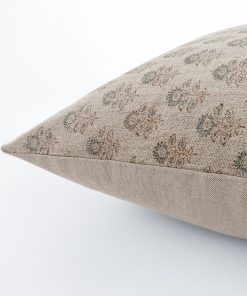 Alternative view of Audrey Floral Block Print Pillow Cover