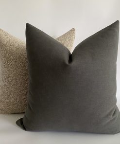 Alternative view of Peppercorn Gray Pillow Cover