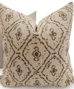 Jemila | Brown Pillow Cover