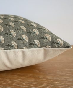 Alternative view of Meadow Bloom | Dark Green Pillow Cover