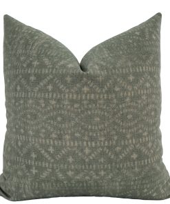 Elias | Gray Green Pillow Cover
