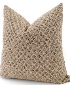 Alternative view of Lollo Rossa | Brown Pillow Cover