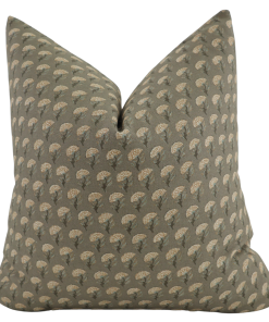 Meadow Bloom | Dark Green Pillow Cover