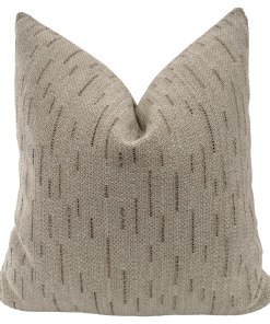 Natural Elegance Taupe Pillow Cover