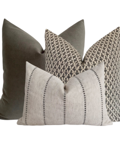 Gray Aesthetic Pillow Cover Set
