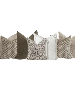 Alternative view of Sectional Sofa Pillow Combo 'Olive Harmony'