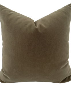 Olive Velvet Pillow Cover