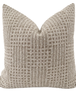 Patchwork Taupe Pillow Cover