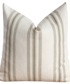 Perennial Stripe | Olive Pillow Cover