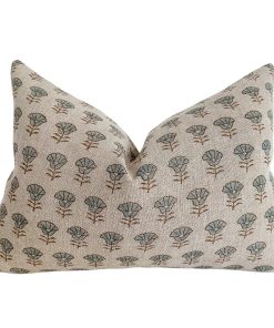 Alternative view of Morning Glory Linen Pillow Cover