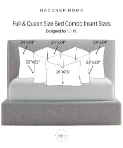 Alternative view of Bed Pillow Insert Combo for 16x26 Center