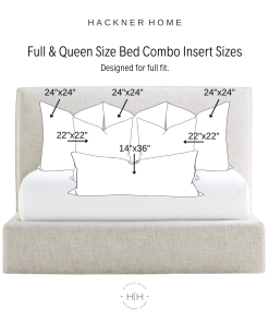 Alternative view of Bed Pillow Insert Combo for Long Lumbar
