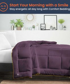 Alternative view of Luxury Plum Comforter 100% Egyptian Cotton