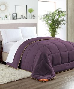 Luxury Plum Comforter 100% Egyptian Cotton