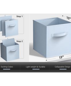 Alternative view of 13 Large Cube Storage Bins (6 Pack Multi)