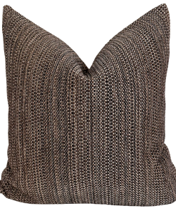 Scandi Brown & Blue Pillow Cover