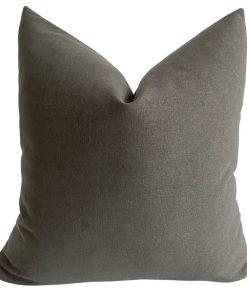 Peppercorn Gray Pillow Cover