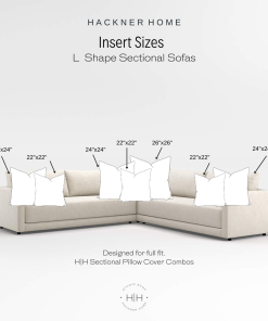Alternative view of Sectional Pillow Inserts for L-Shaped Bench | Square Center Design