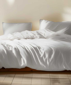 Alternative view of Sleep & Beyond 100% Organic Cotton Percale Sheet Set