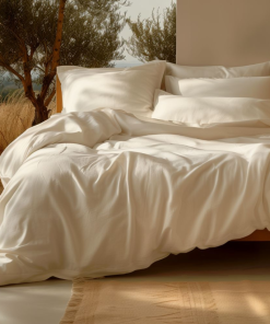 Alternative view of Sleep & Beyond 100% Organic Cotton Sateen Sheet Set