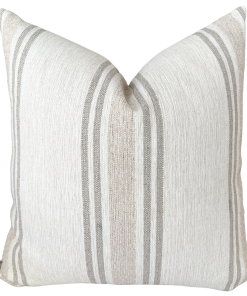 Timeless Stripe | Neutral Indoor/Outdoor Pillow Cover