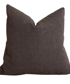 Solid Canvas | Dark Chocolate Pillow Cover