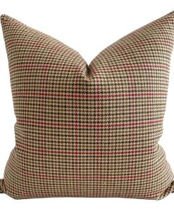 Warm Winter Plaid Pillow Cover