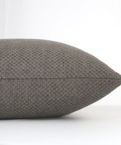 Alternative view of Weft Weave | Gray Pillow Cover