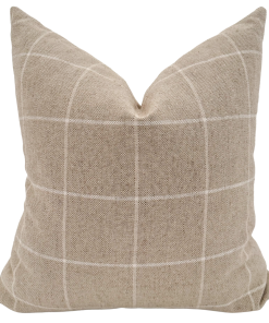 Windowpane from Belgian Linen Pillow Cover