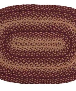 Vintage Star Braided Rugs ,BR-134 20x30 to 8'x10' Oval