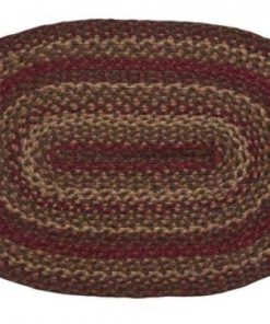 Cinnamon Braided Rugs ,BR-175 20x30 to 8'x10' Oval