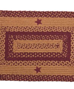 Star Wine Braided Rugs, BR-195 20x30 to 5'x8' Rect.