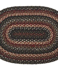 Tartan Braided Rugs ,BR-219 20x30 to 8'x10' Oval