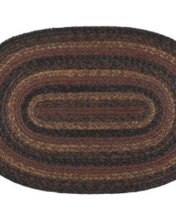 Slate Braided Rugs ,BR-271 20x30 to 8'x10' Oval