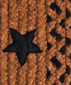 Alternative view of Star Black Braided Rugs, BR-197 20x30 to 5'x8' Rect.