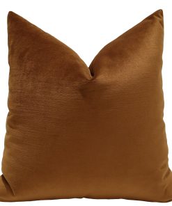 Copper Velvet Pillow Cover