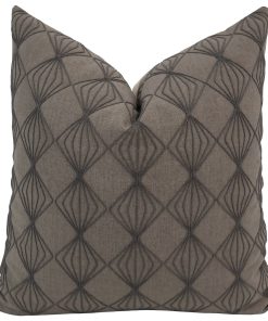 Noir Trellis Pillow Cover