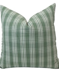 Pine Plaid Pillow Cover