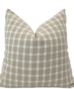 Woven Plaid | Linen Pillow Cover