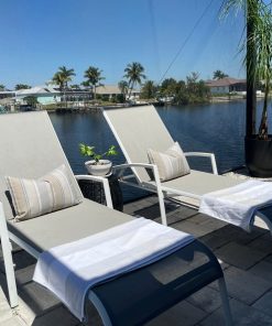 Alternative view of Resort Stripes Indoor/Outdoor Pillow Cover